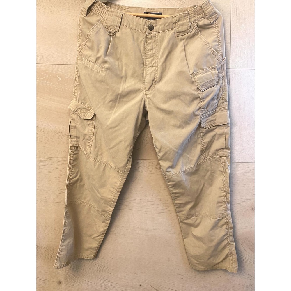 5.11 Tactical Cargo Taclite Pro Ripstop Utility Mens 32x34 Tan Cargo Pants